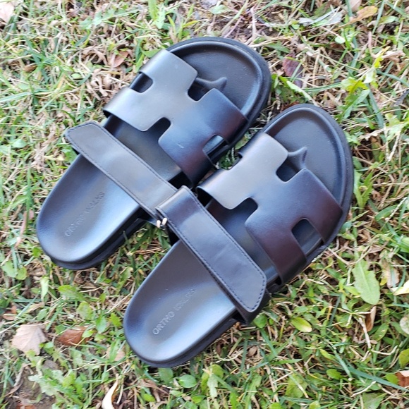 Ortho Walks Womens Rome Black Strappy Sandals Size 7.5 Cpmfort Beachy Cruise - Picture 2 of 14